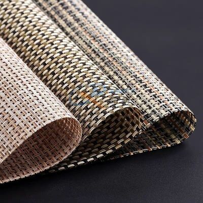 Single Double Color High Speed PVC Coating Yarn Polyester Yarn Making Machine For Curtain