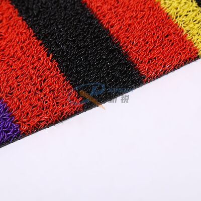 Single Double Color High Speed PVC Coating Yarn Polyester Yarn Making Machine For Curtain