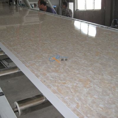 Good price 1220mm UV Coating Artificial PVC Marble Sheet Making Machine online