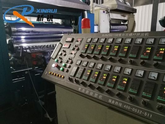 Good price Double Screw Width 1220mm PVC Board Making Machine For Furniture Board online
